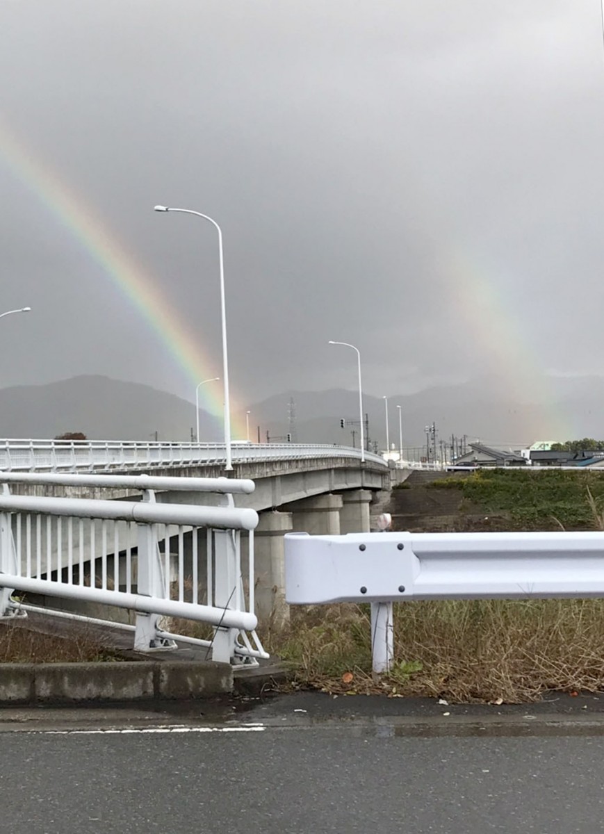 二重の虹発見 看護部ブログ 福井県越前市 武生 の笠原病院